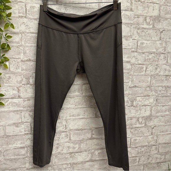 TOMMIE Copper capri leggings women’s medium copper &‎ zinc infused - Picture 1 of 5